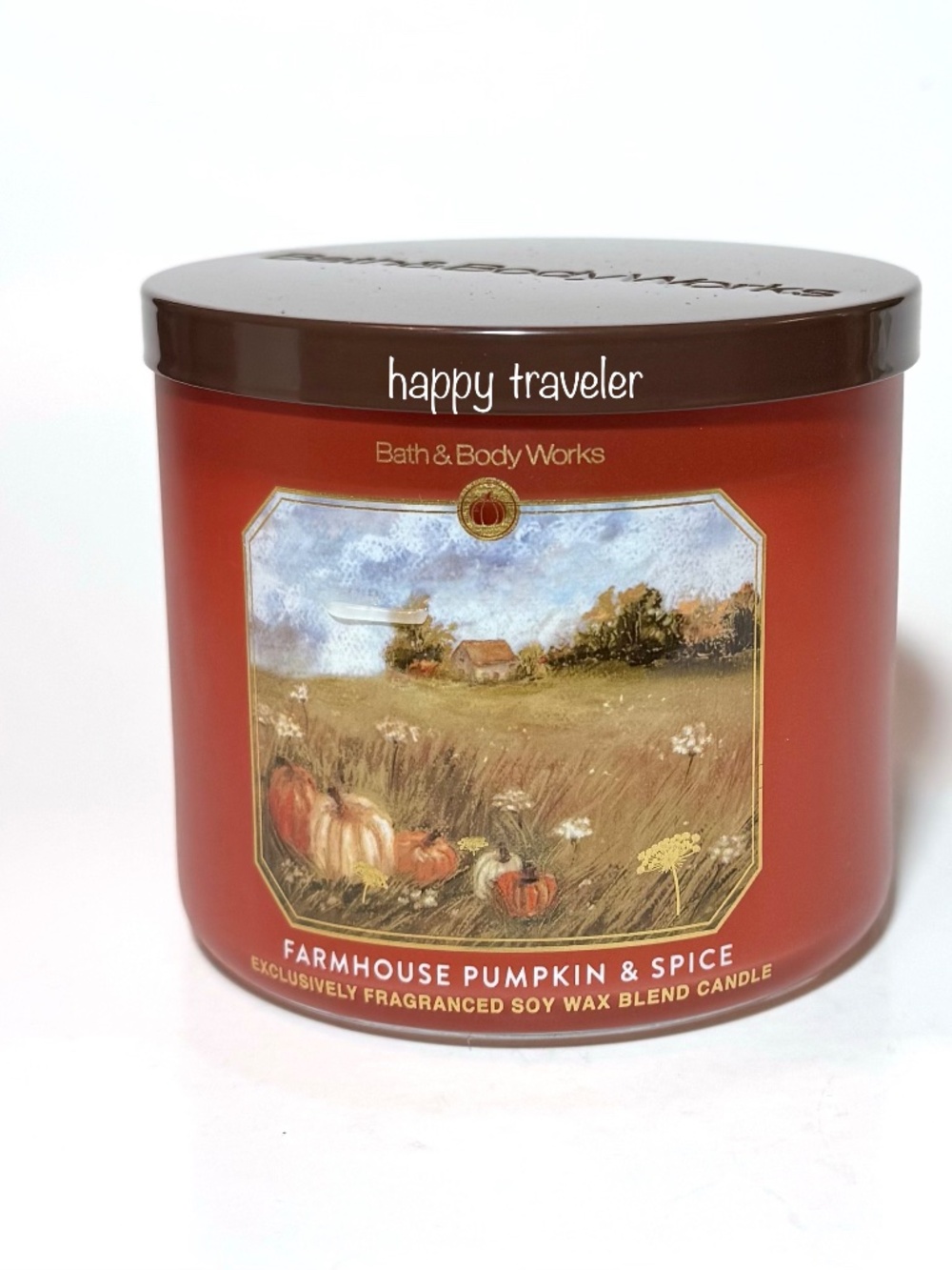 FARMHOUSE PUMPKIN & SPICE 3 Wick Candle
